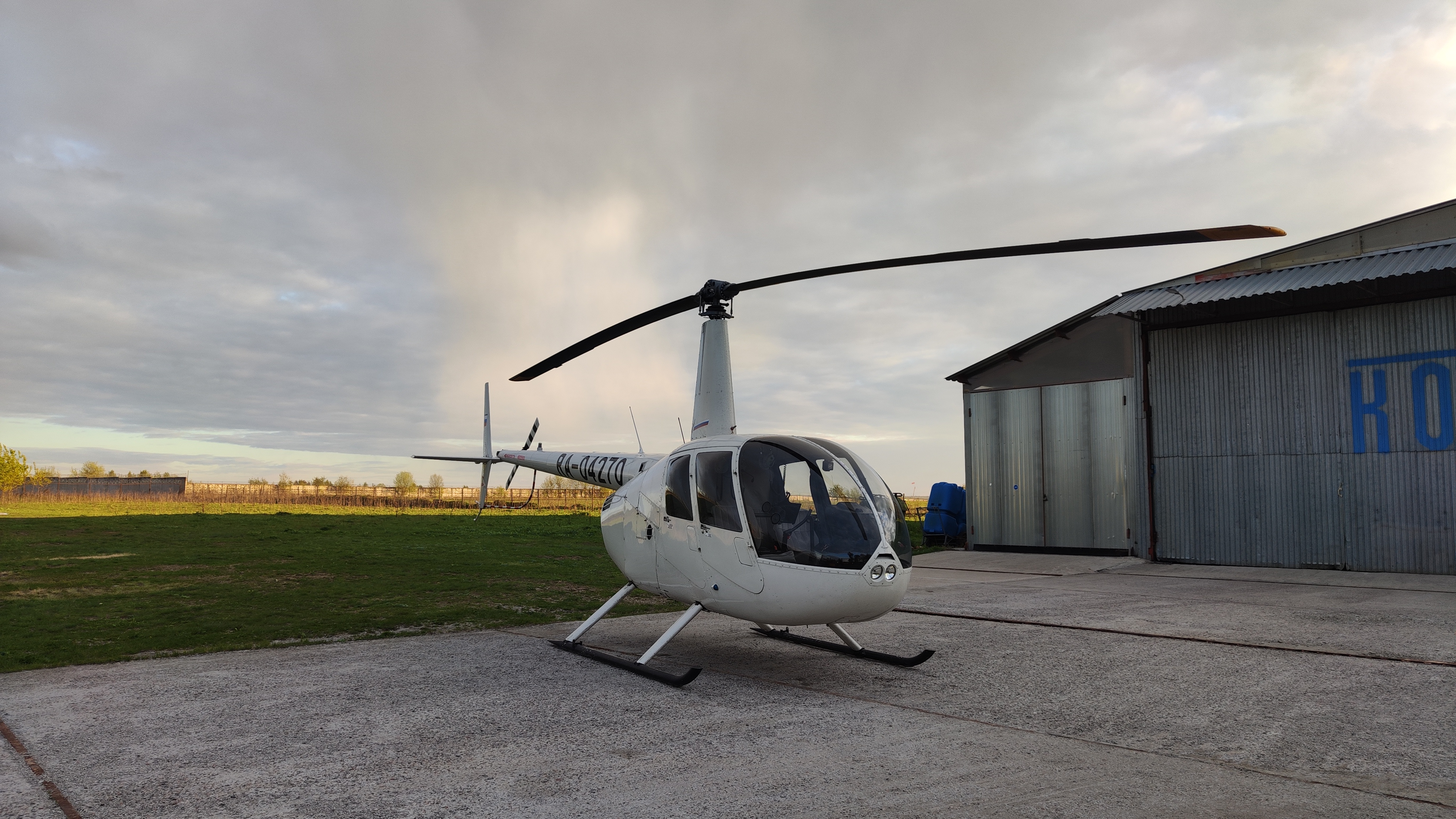 Полет на вертолете в Москве