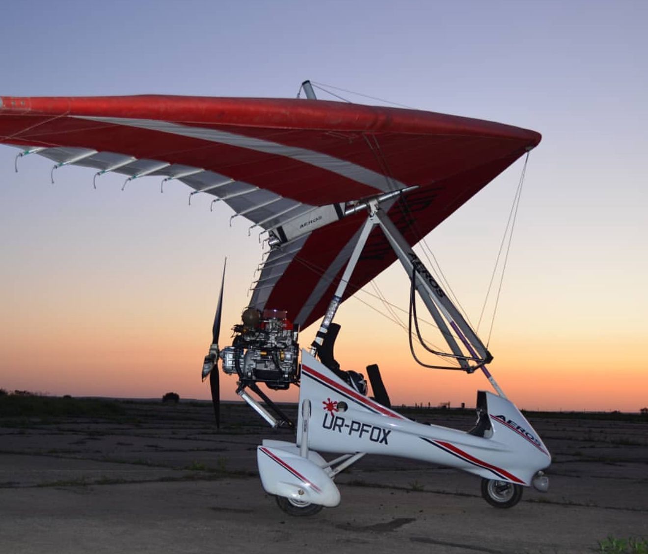 Полет на мотодельтаплане